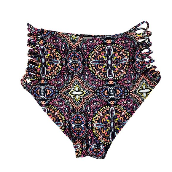 HOLLISTER Swim Be the Sunshine Bohemian High Waist Interlace Bikini Bottom - Picture 2 of 12